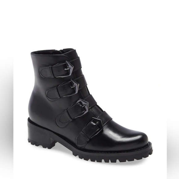 Blondo Verity Waterproof Bootie In Black Leather - Picture 8 of 8